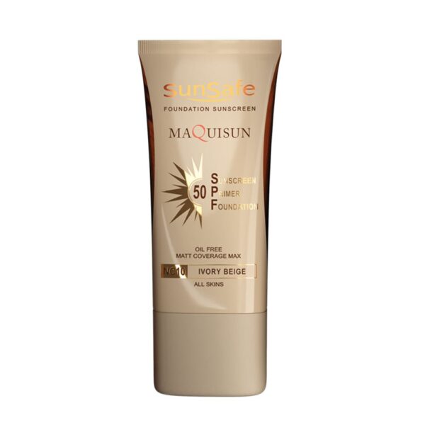 ضد آفتاب سان سیف کرم پودری و پرایمری مکیسانSPF50 رنگی