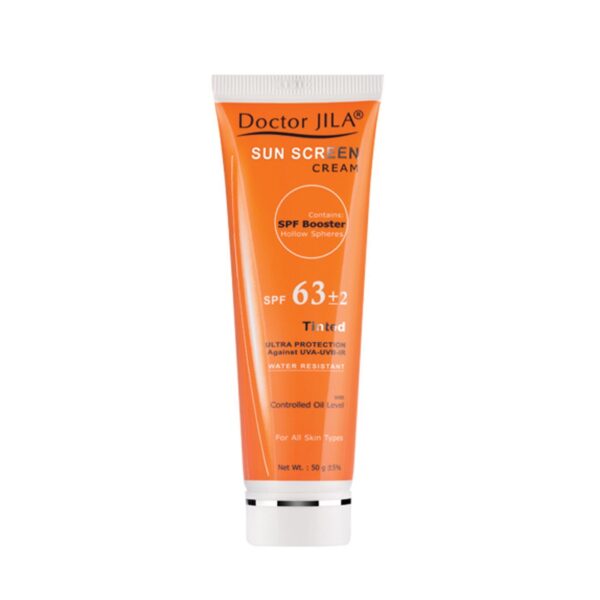 کرم ضدآفتاب رنگی دکتر ژیلا SPF63